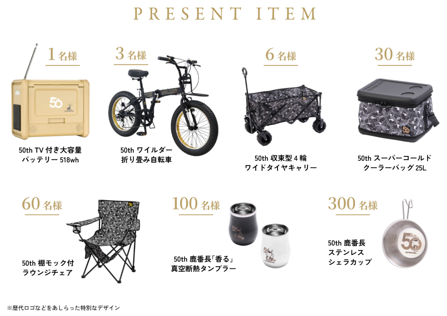 GOLDEN ANNIVERSARY（黄金の節目）レシートキャンペーン