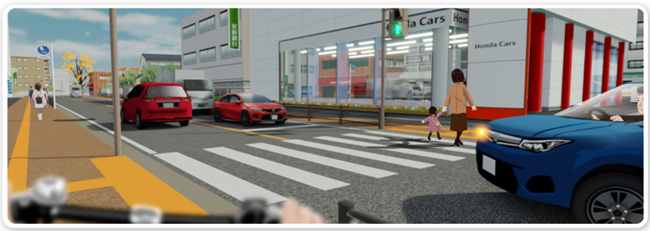 事故を上から俯瞰してみたイラスト