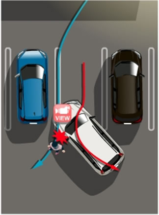 HONDAの交通安全クイズ解説画像シーン55・高速道路サービスエリア